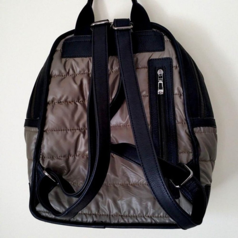 Celine Dion Khaki Green / Black Glitter Backpack - Picture 6 of 9